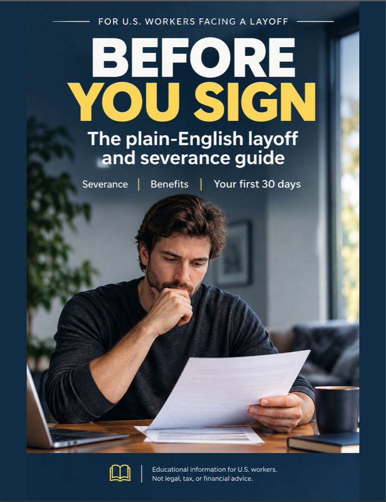 Before You Sign - Layoff & Severance Guide